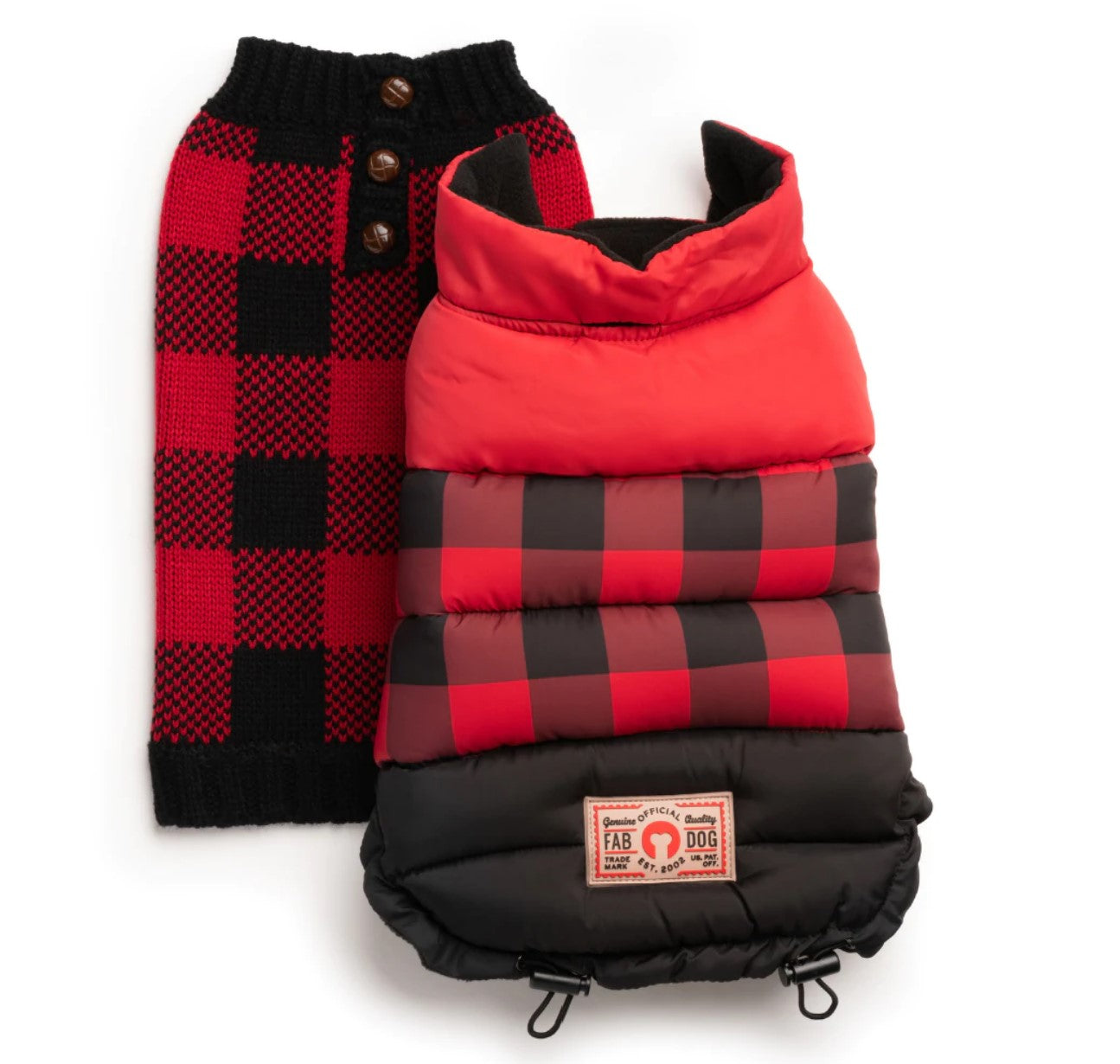 Buffalo Check Henley Sweater