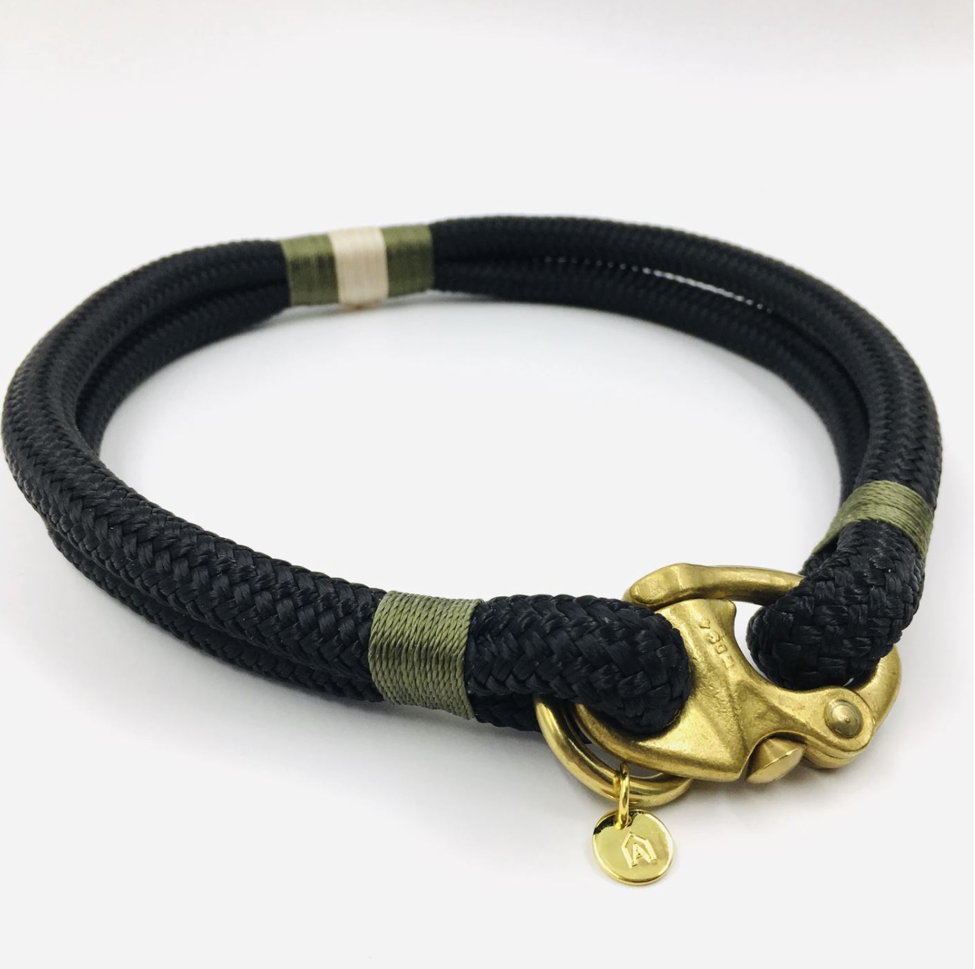 Classic Rope Dog Collar – African Safari