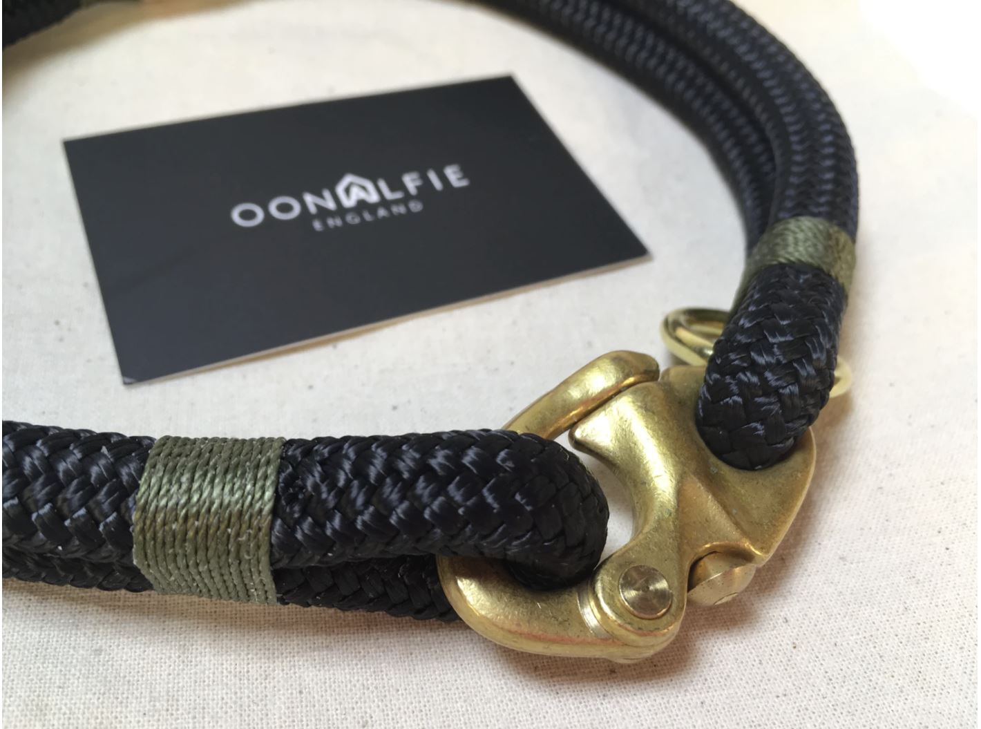 Classic Rope Dog Collar – African Safari