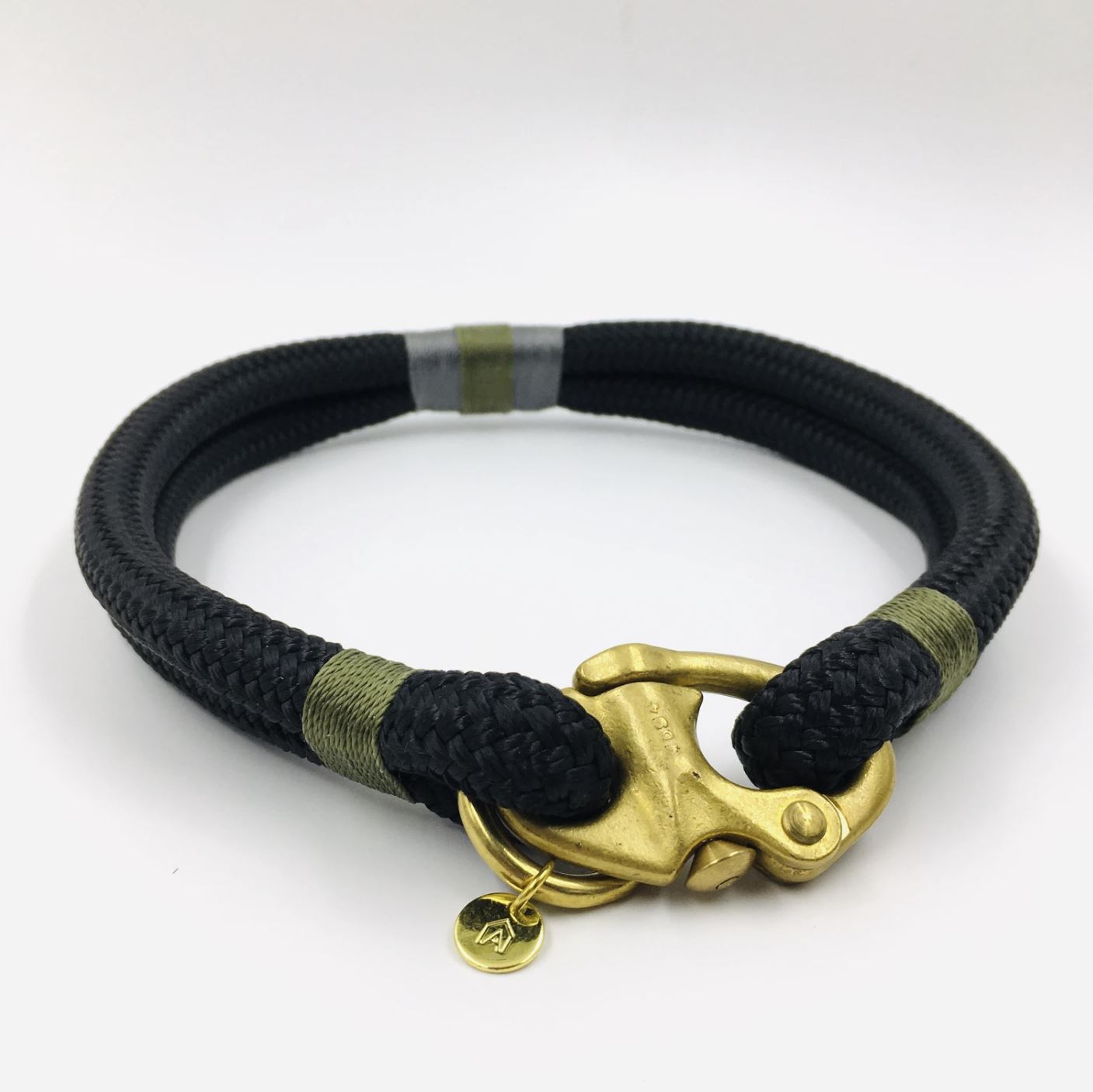 Classic Rope Dog Collar - Enchanted Forest