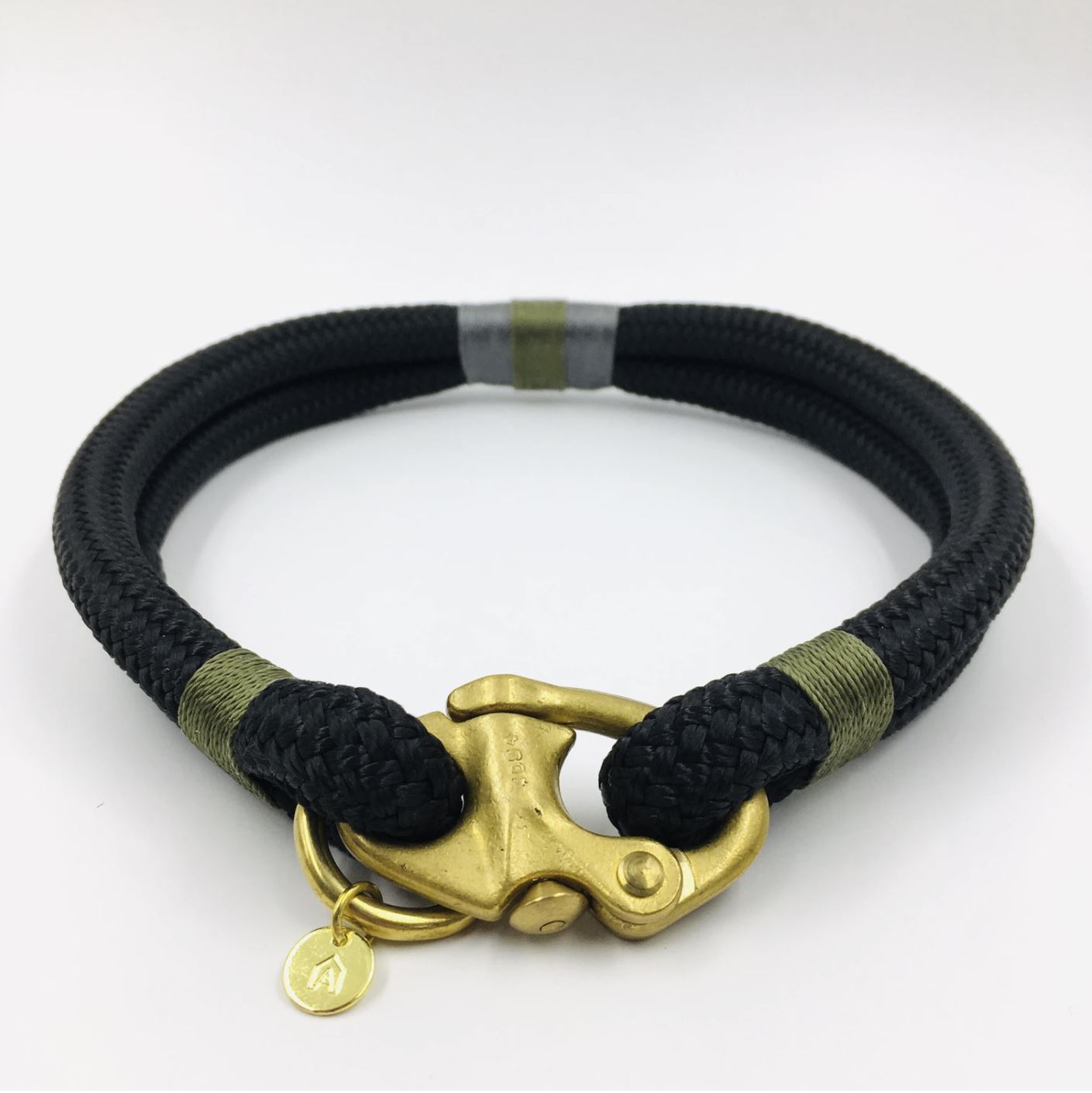 Classic Rope Dog Collar - Enchanted Forest