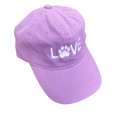 Dog Love Hat - Lavender