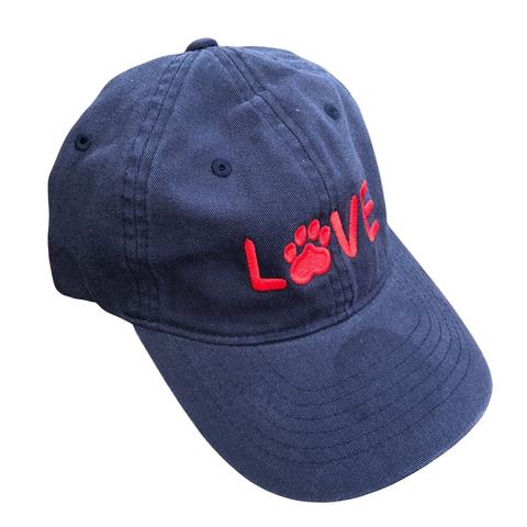 Dog Love Hat - Navy
