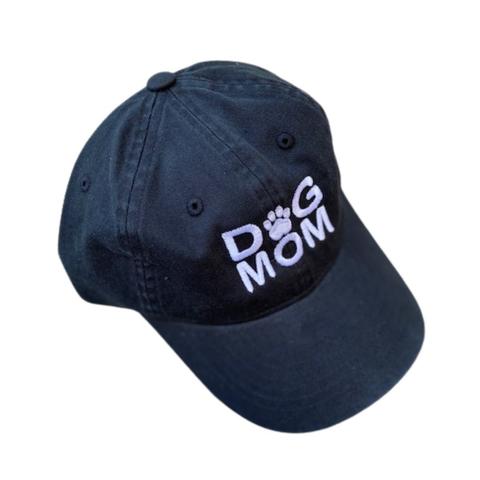 Dog Mom Hat - Black