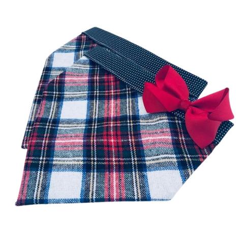 Dress Stewart Plaid / Washable Wool Dog Bandana