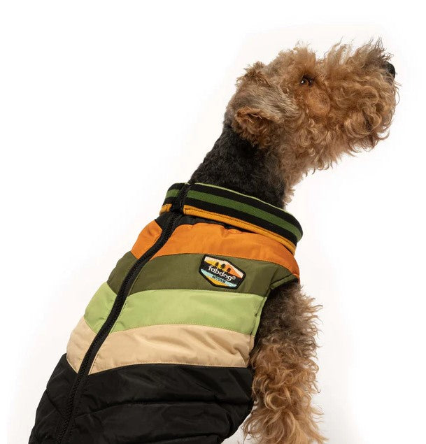 Chevron Dog Coat - Black