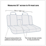 Heather Bench Seat Cover For Dogs - Charcoal