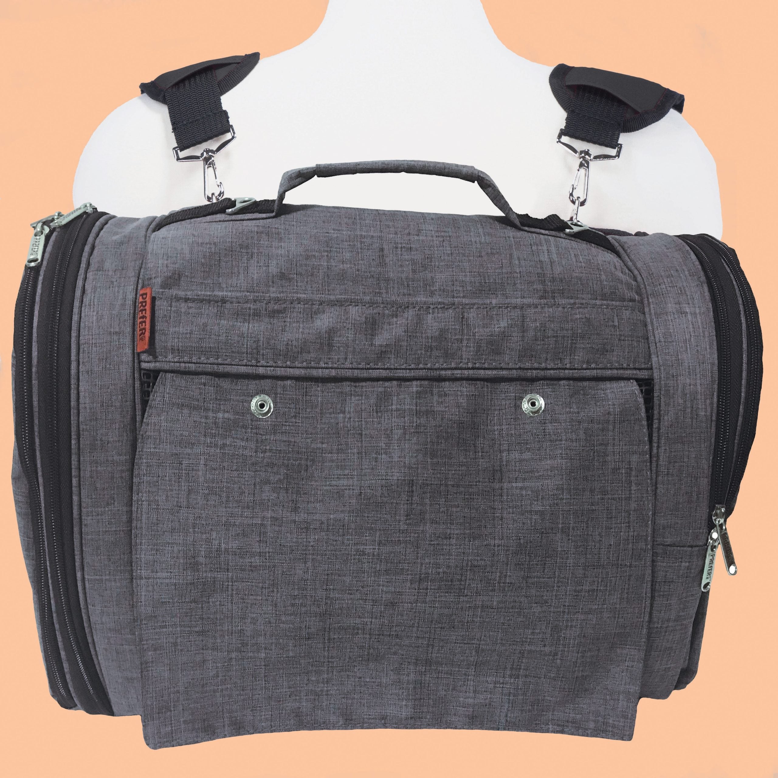 Hideaway Dog Backpack - Heather Gray