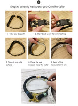 Classic Rope Dog Collar - Silver Birch