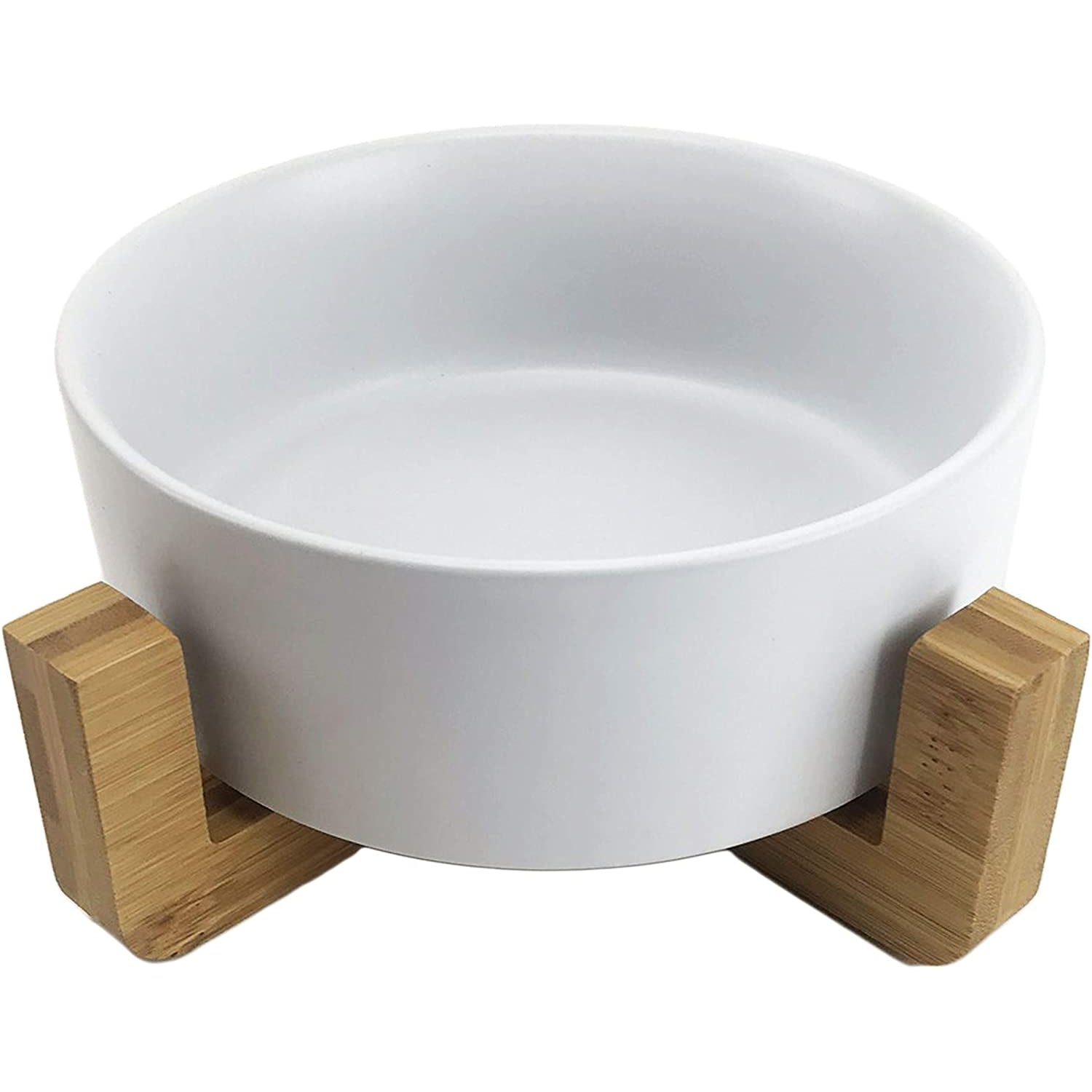 Modern Raised Dog Bowl on Stand