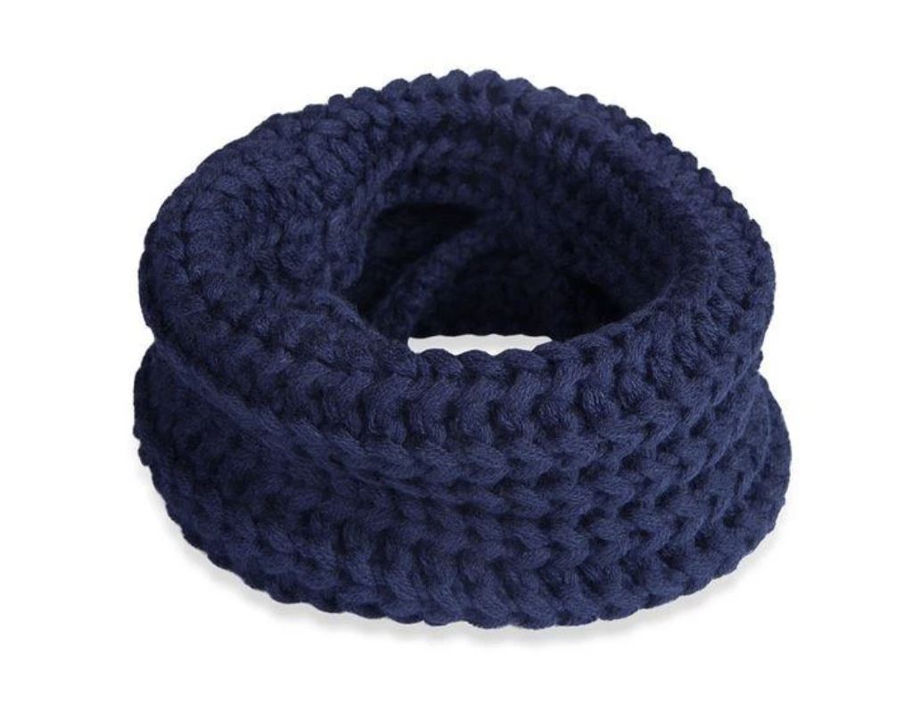 Navy Infinity Dog Scarf