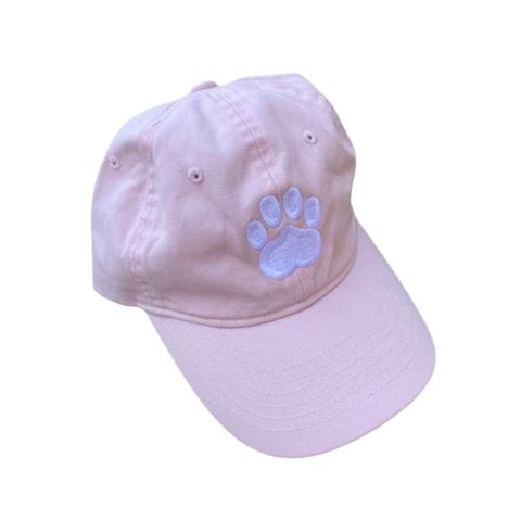 Dog Paw Print Cap - Pale Pink