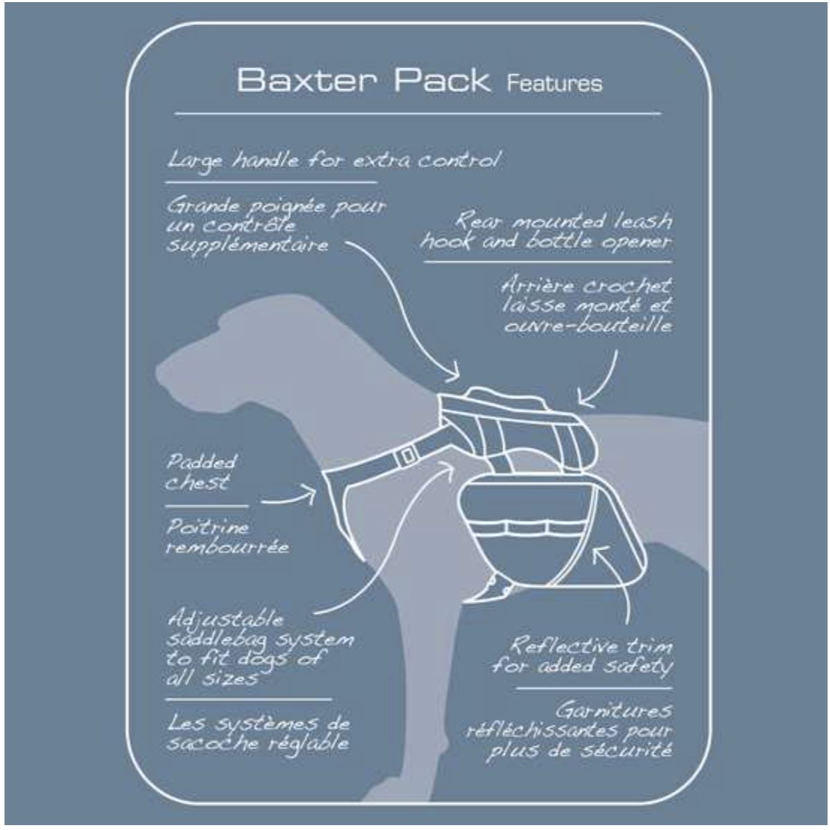 Baxter Dog Backpack