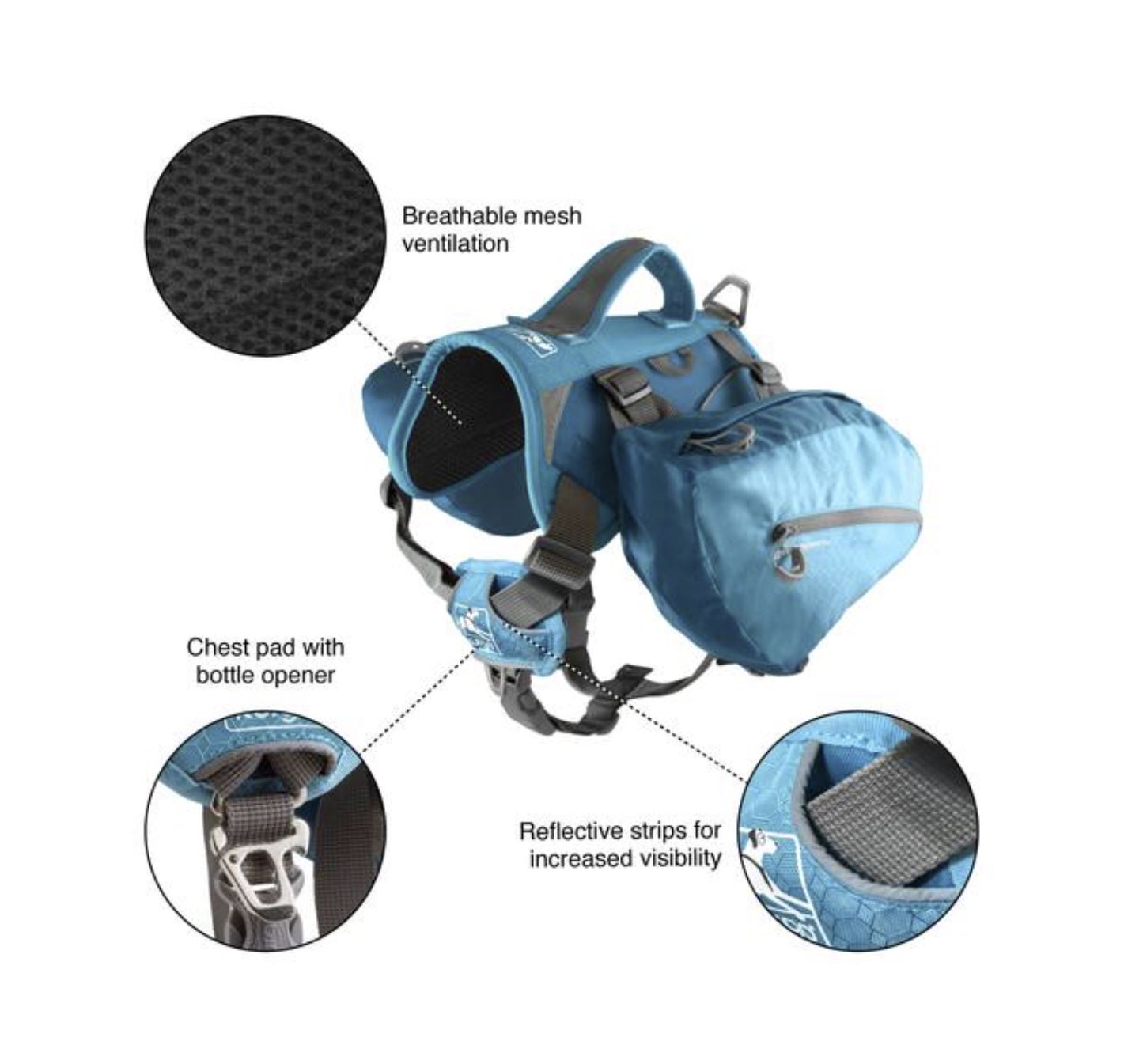 Baxter Dog Backpack