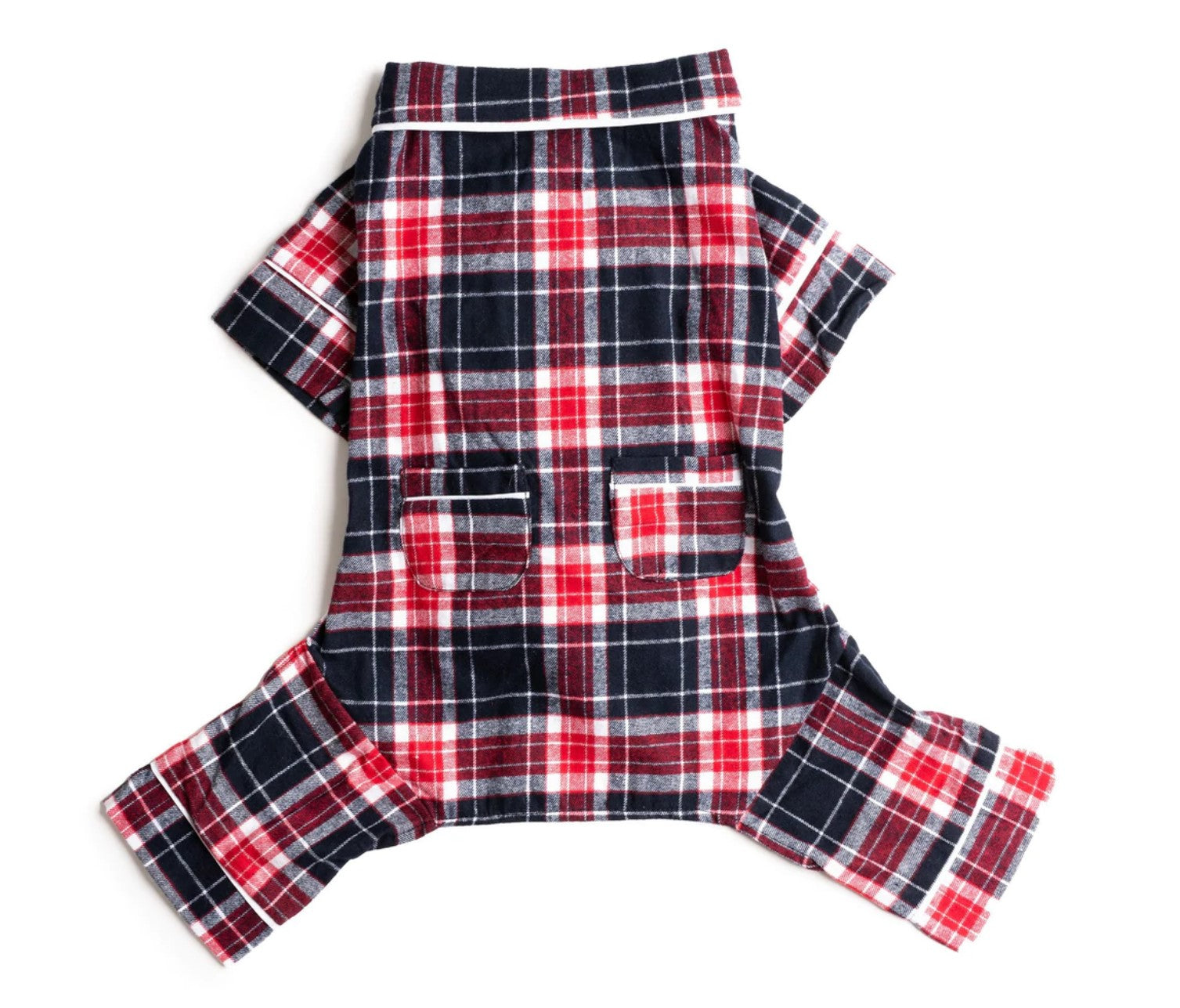 Blue Plaid Dog Pajamas