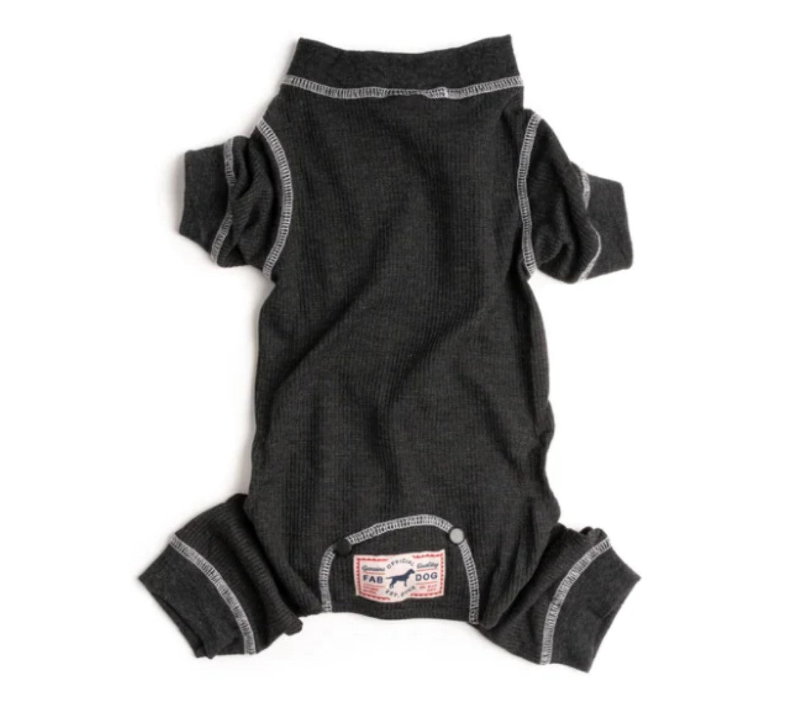 Charcoal Grey Thermal Dog Pajamas