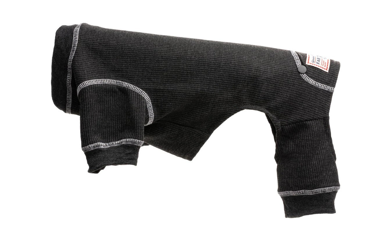Charcoal Grey Thermal Dog Pajamas