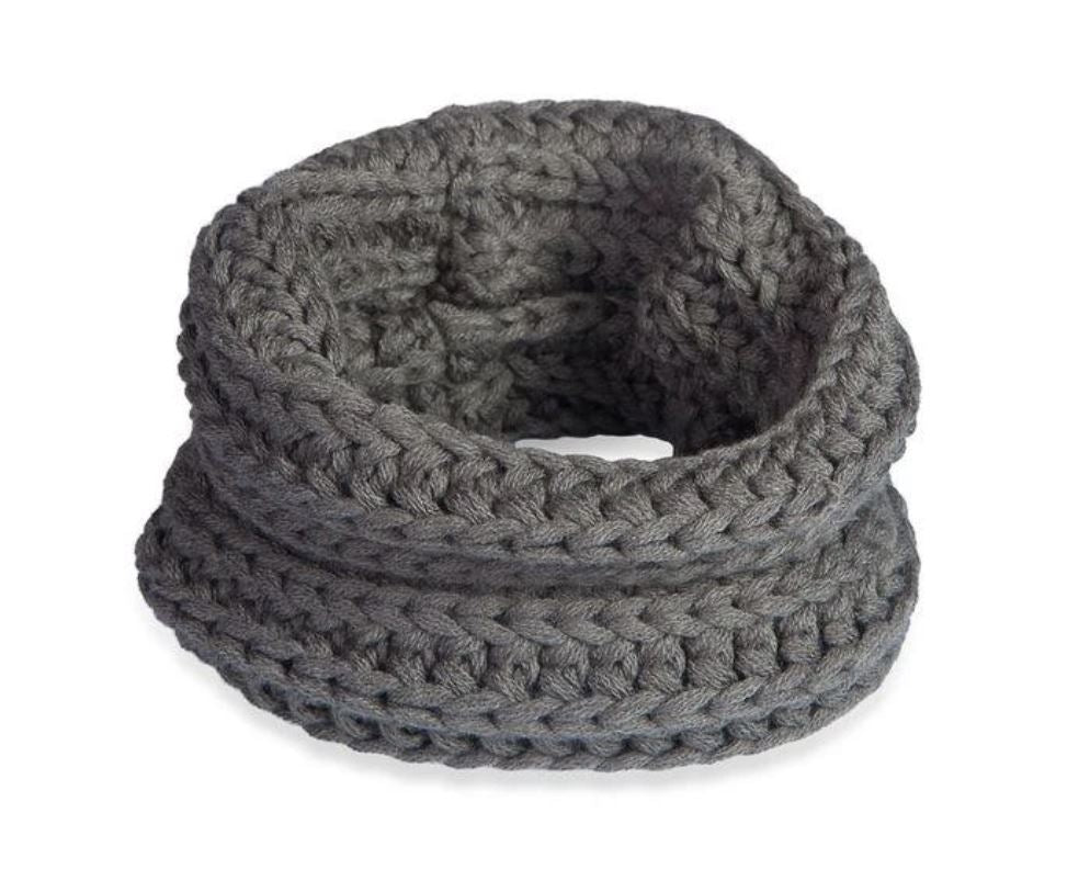 Charcoal Infinity Dog Scarf