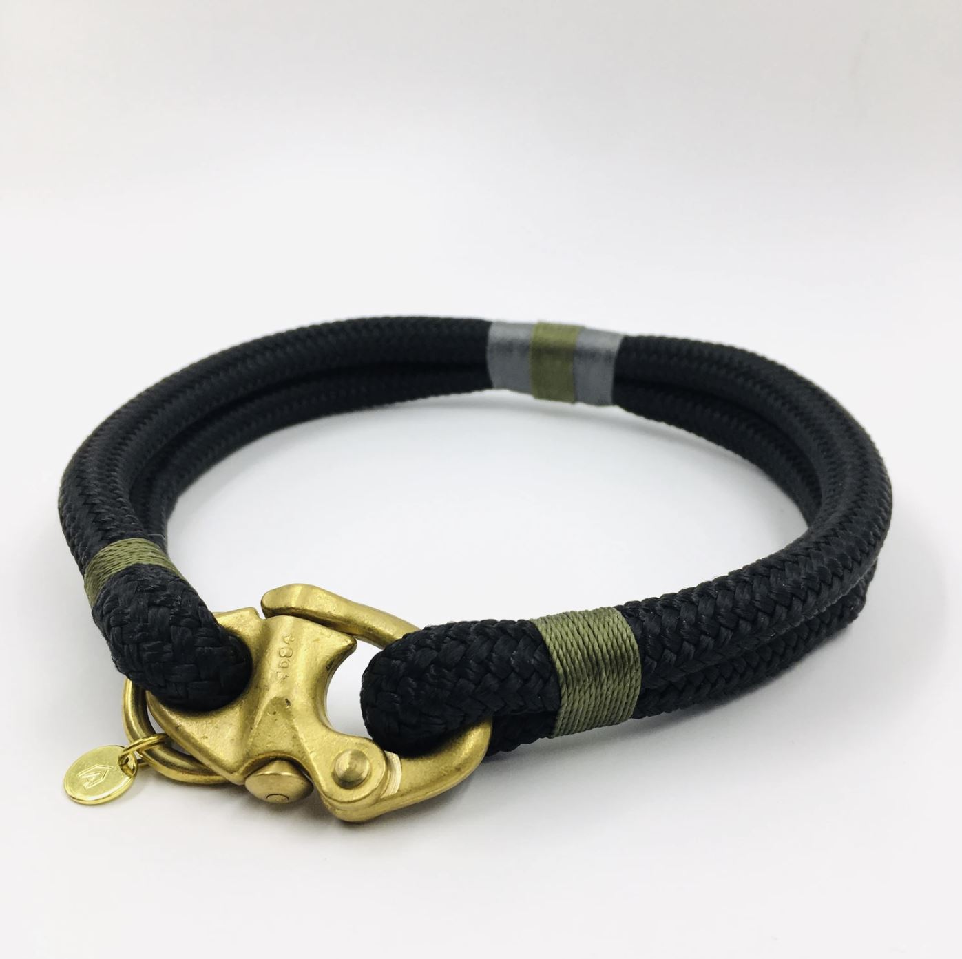 Classic Rope Dog Collar - Enchanted Forest
