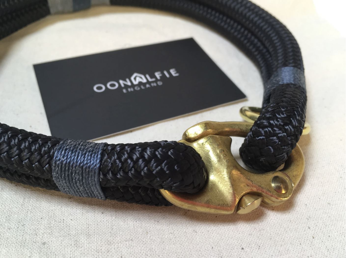 Classic Rope Dog Collar - Northern Lights