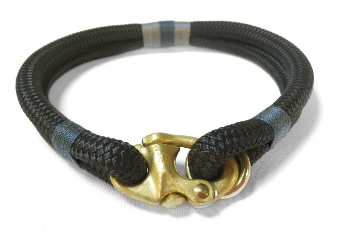 Classic Rope Dog Collar - Northern Lights