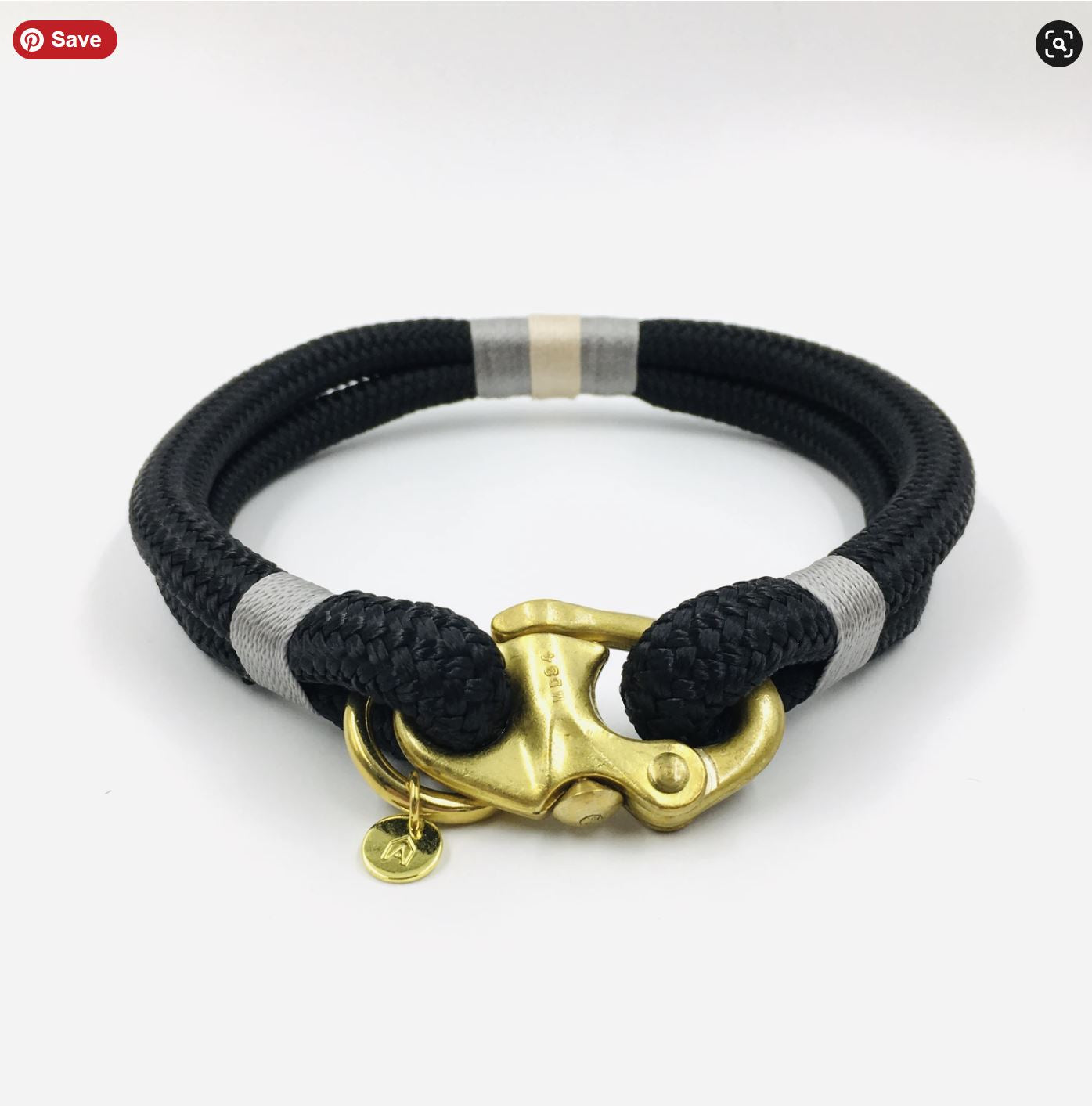 Classic Rope Dog Collar - Seychelles