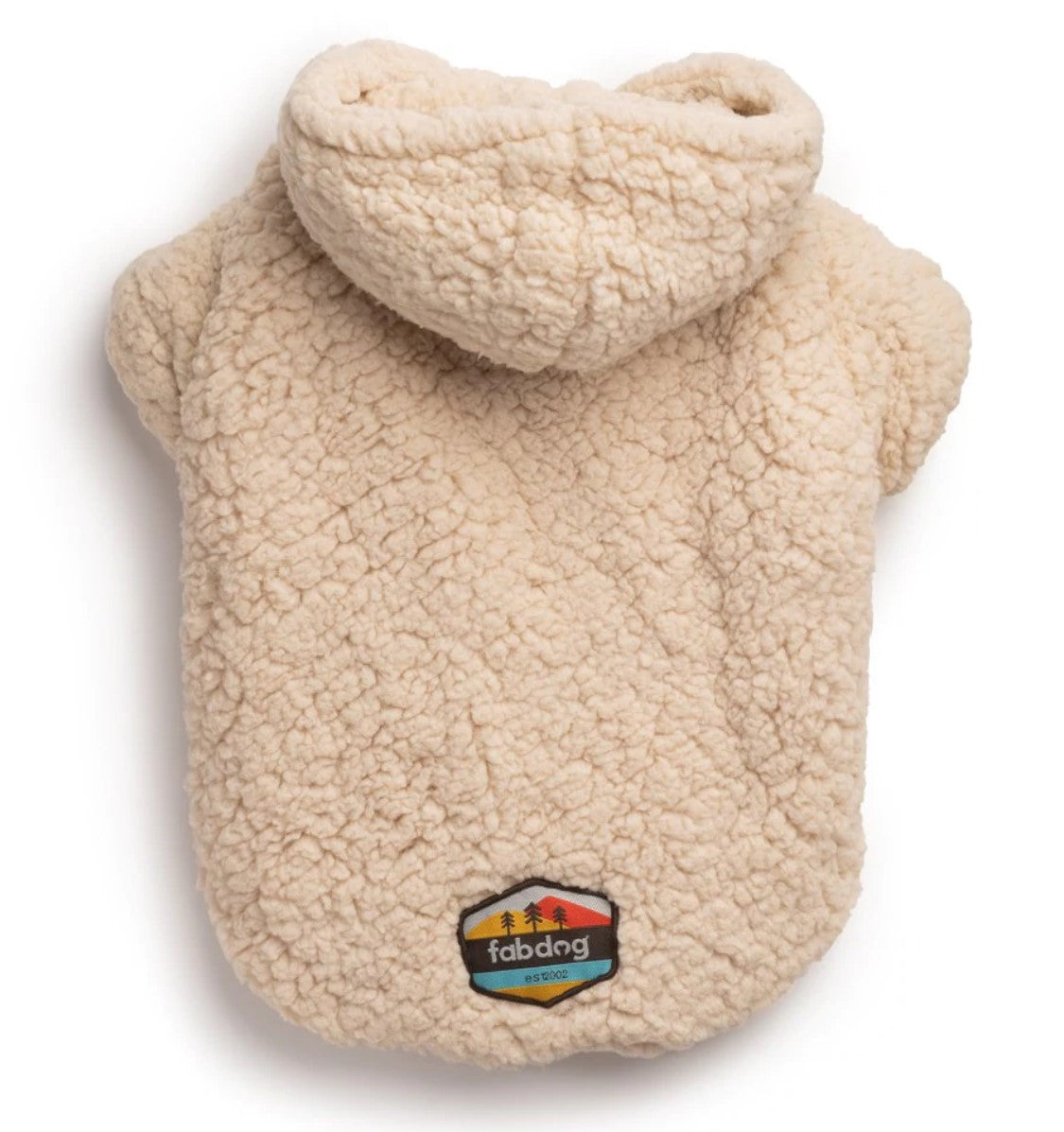 Cream Sherpa Dog Hoodie
