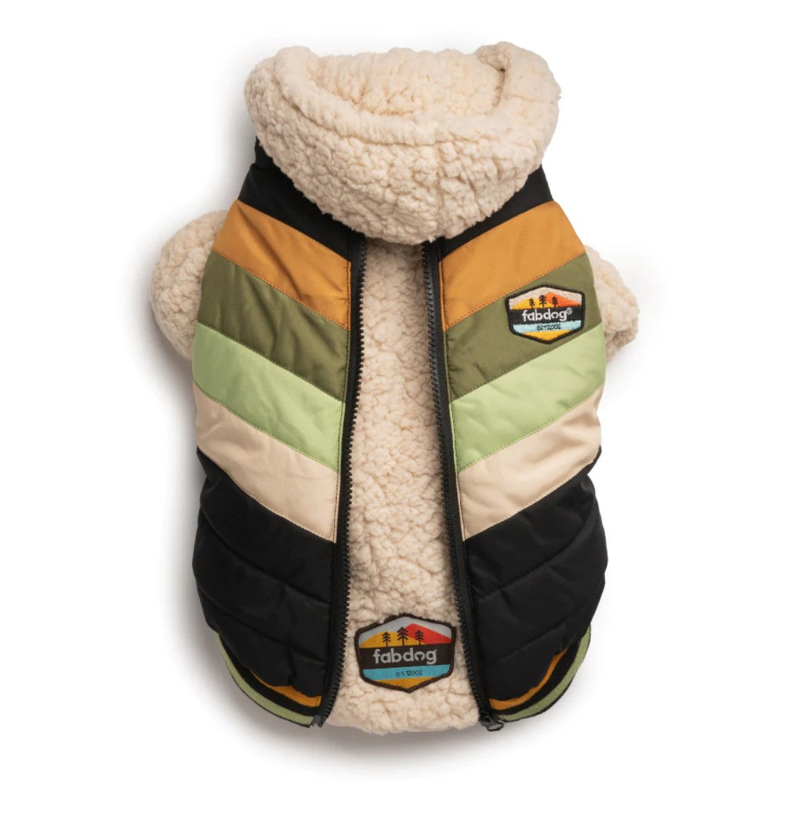 Cream Sherpa Dog Hoodie