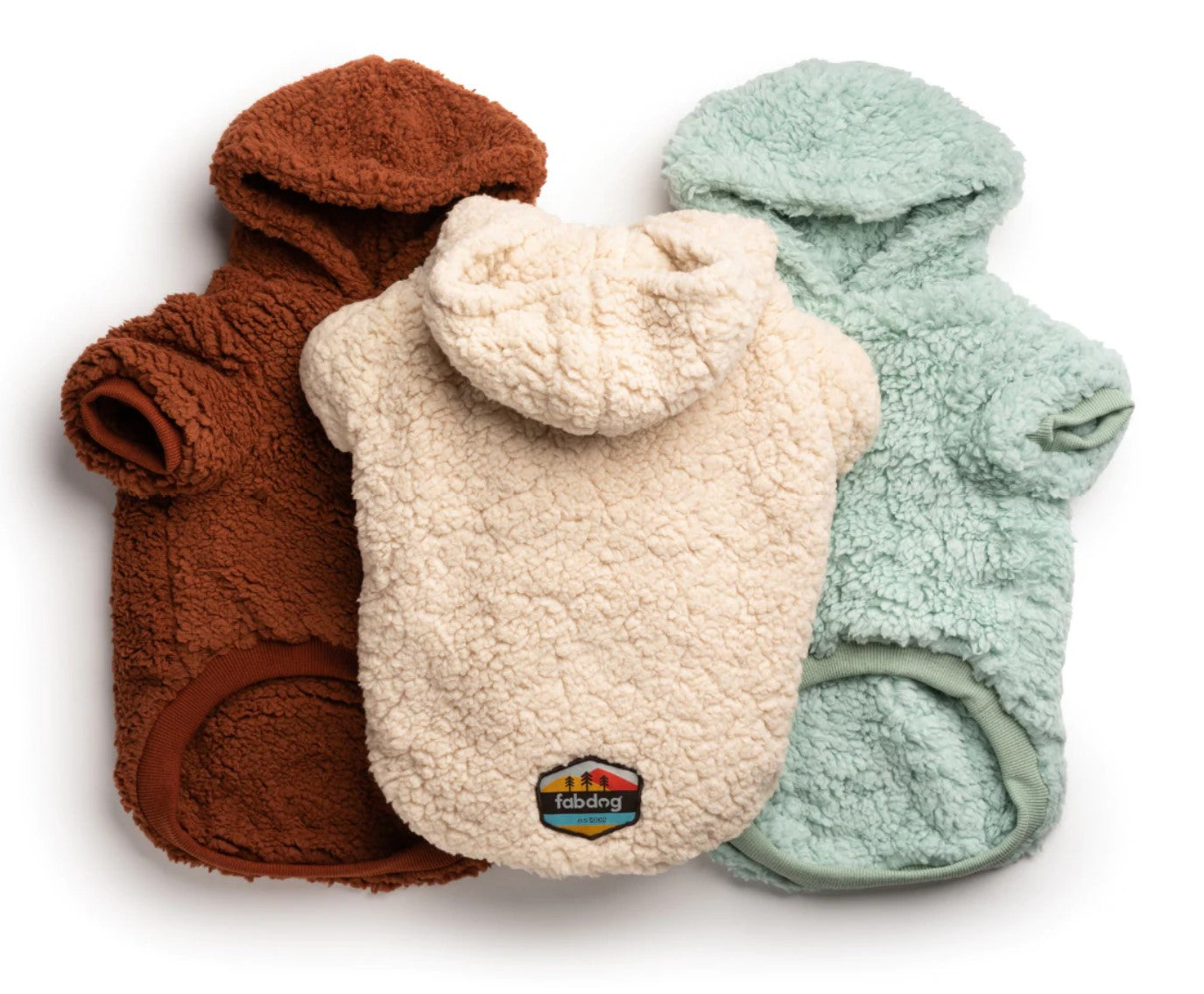 Cream Sherpa Dog Hoodie