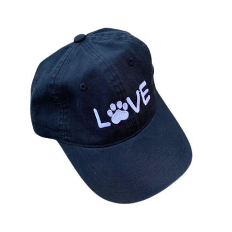 Dog Love Hat - Black