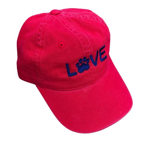 Dog Love Hat - Red