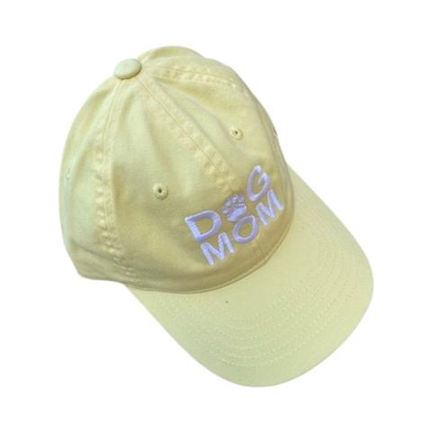 Dog Mom Hat - Light Yellow