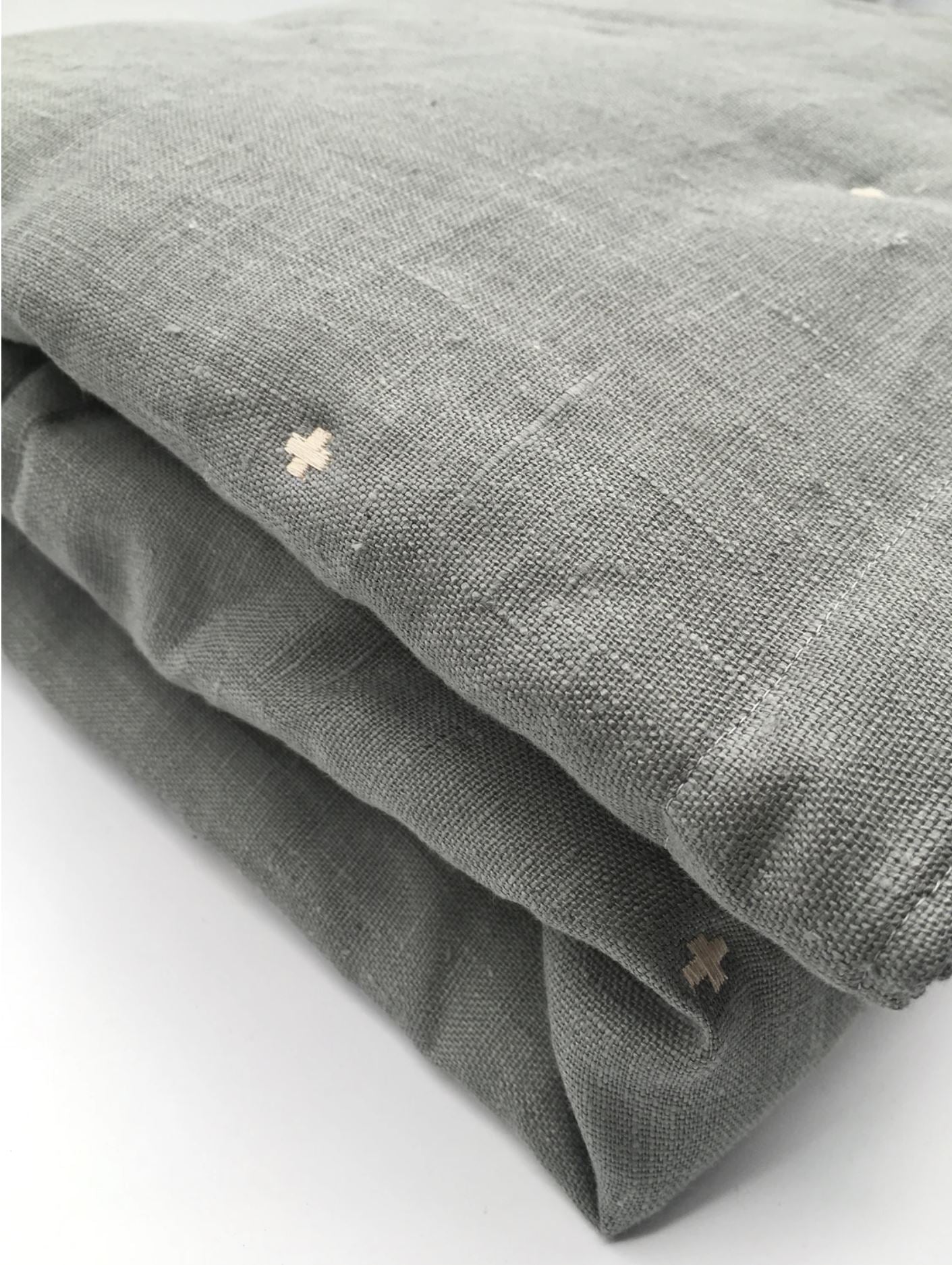 Luxury Dog Eiderdown - Grey / Blush Pink