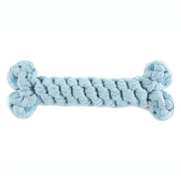 Light Blue Bone Rope Dog Toy