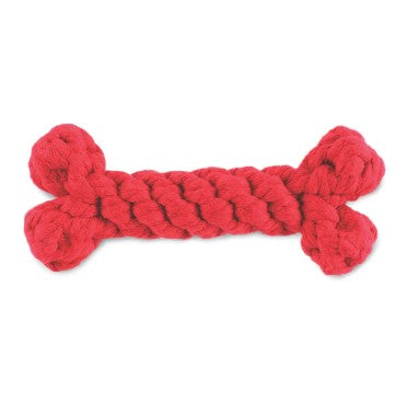 Red Bone Rope Dog Toy