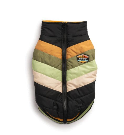 Chevron Dog Coat - Black