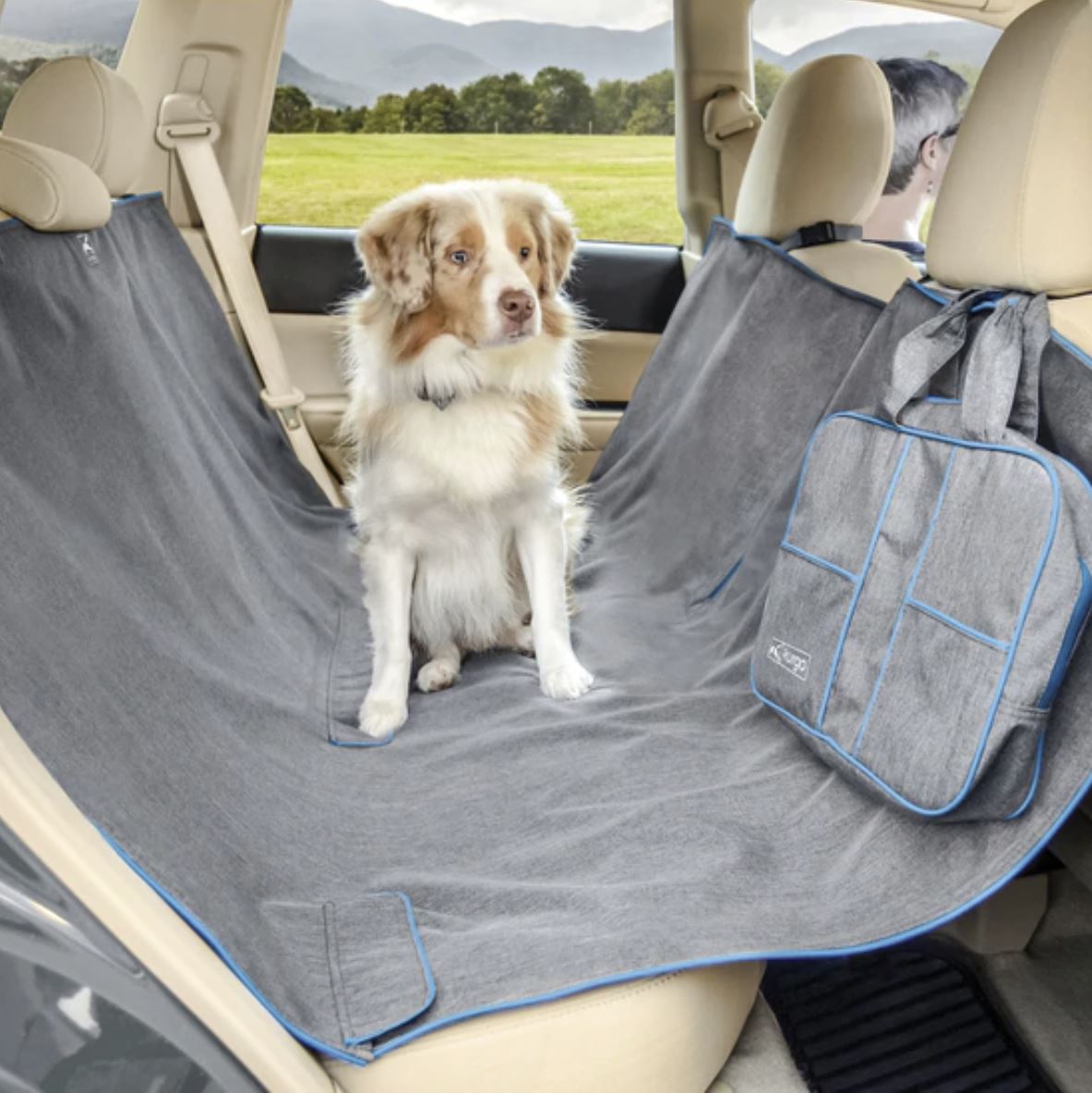 Heather Dog Hammock - Charcoal