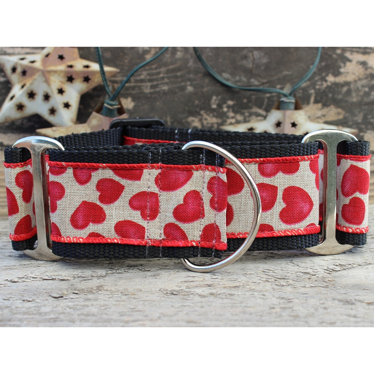 Humble Hearts Extra Wide Martingale Dog Collar
