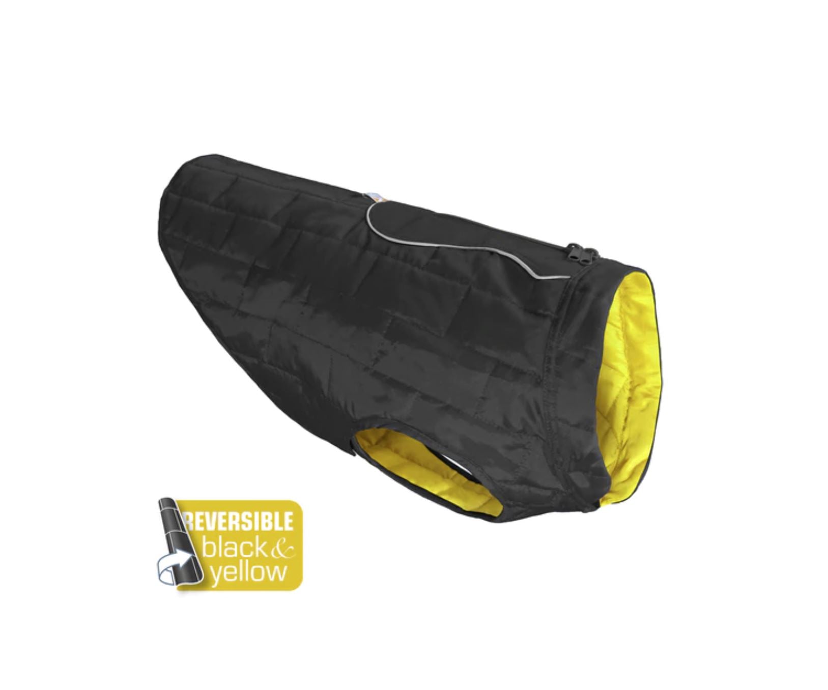Loft Dog Jacket - Black / Yellow