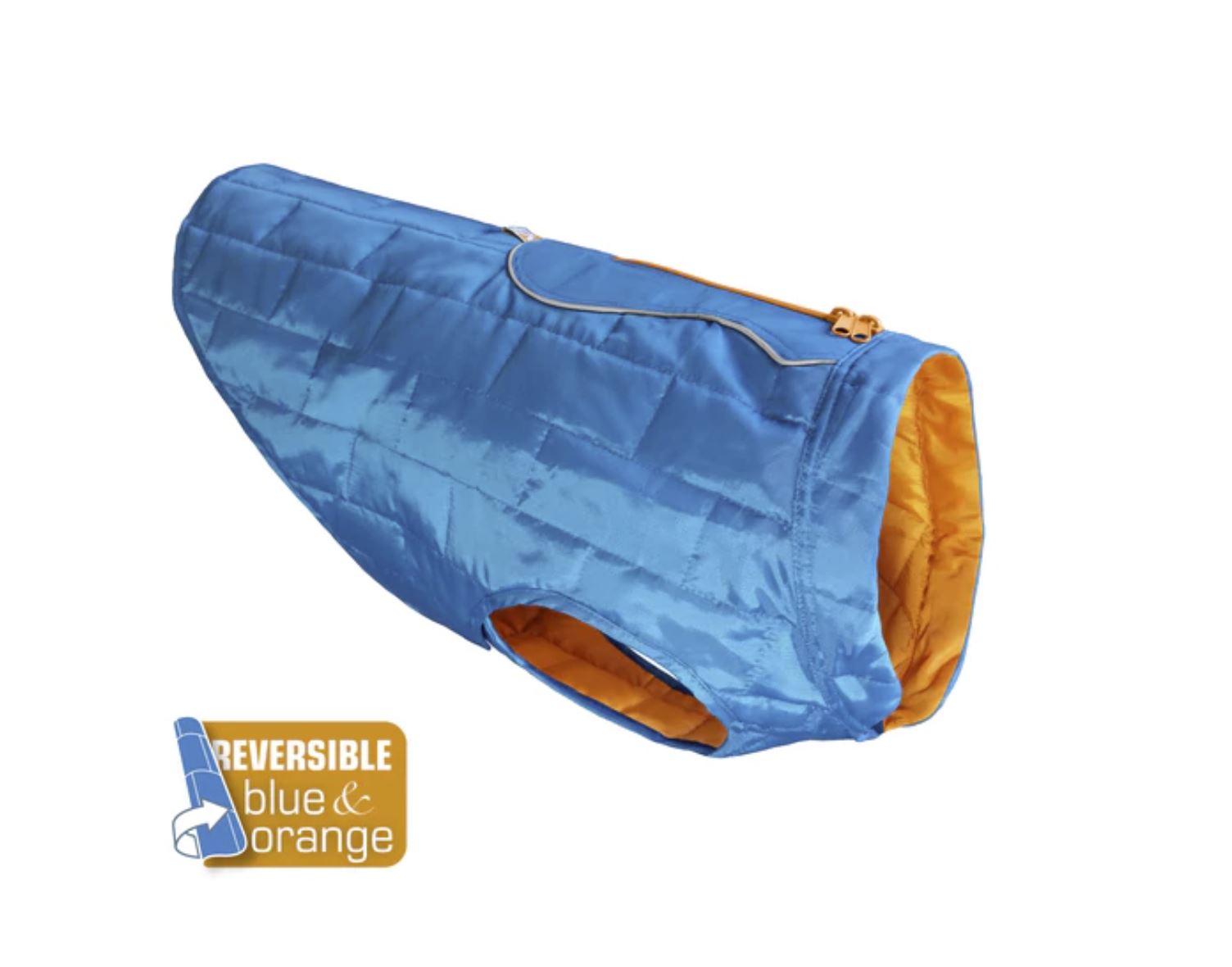 Loft Dog Jacket - Blue / Orange