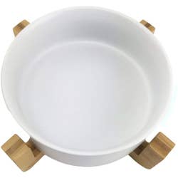 Modern Raised Dog Bowl on Stand