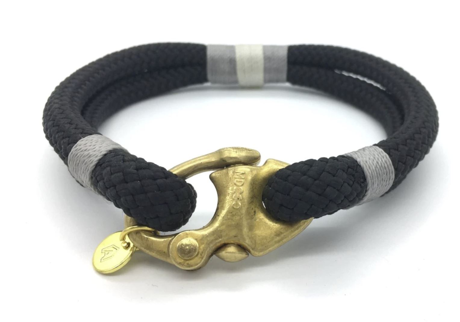 Petite Rope Dog Collar - Silver Birch