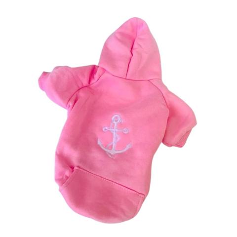 Pink Dog Anchor Hoodie