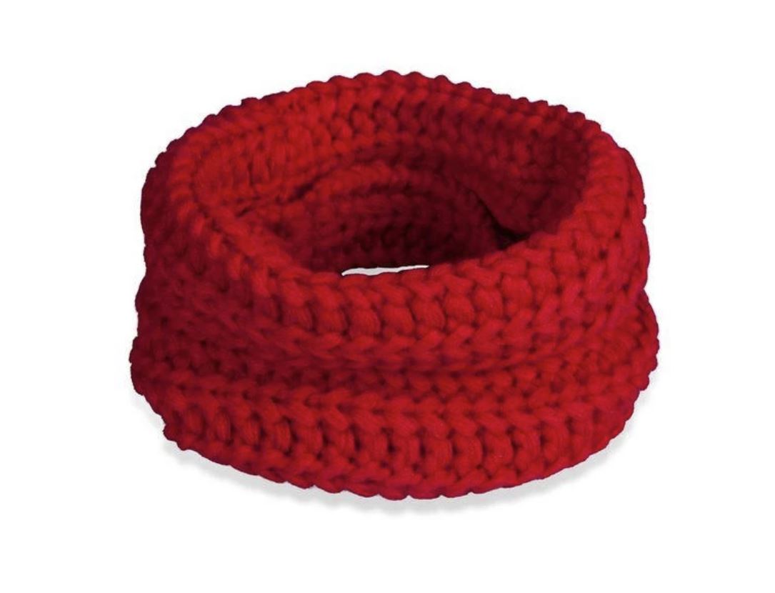 Red Infinity Dog Scarf
