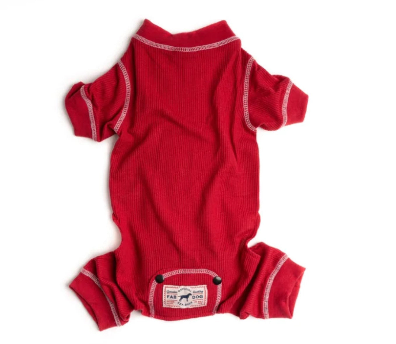 Red Thermal Dog Pajamas