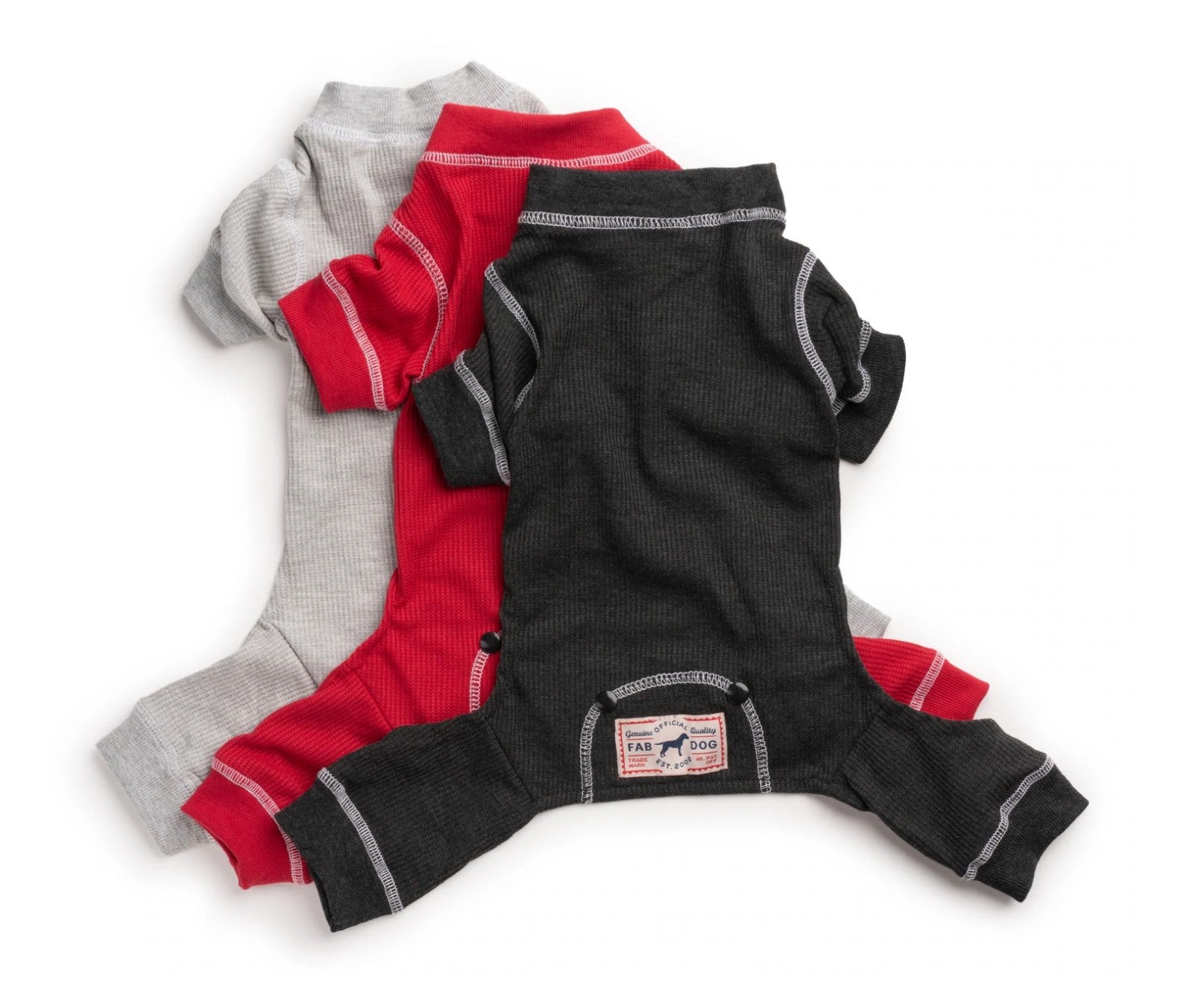 Red Thermal Dog Pajamas