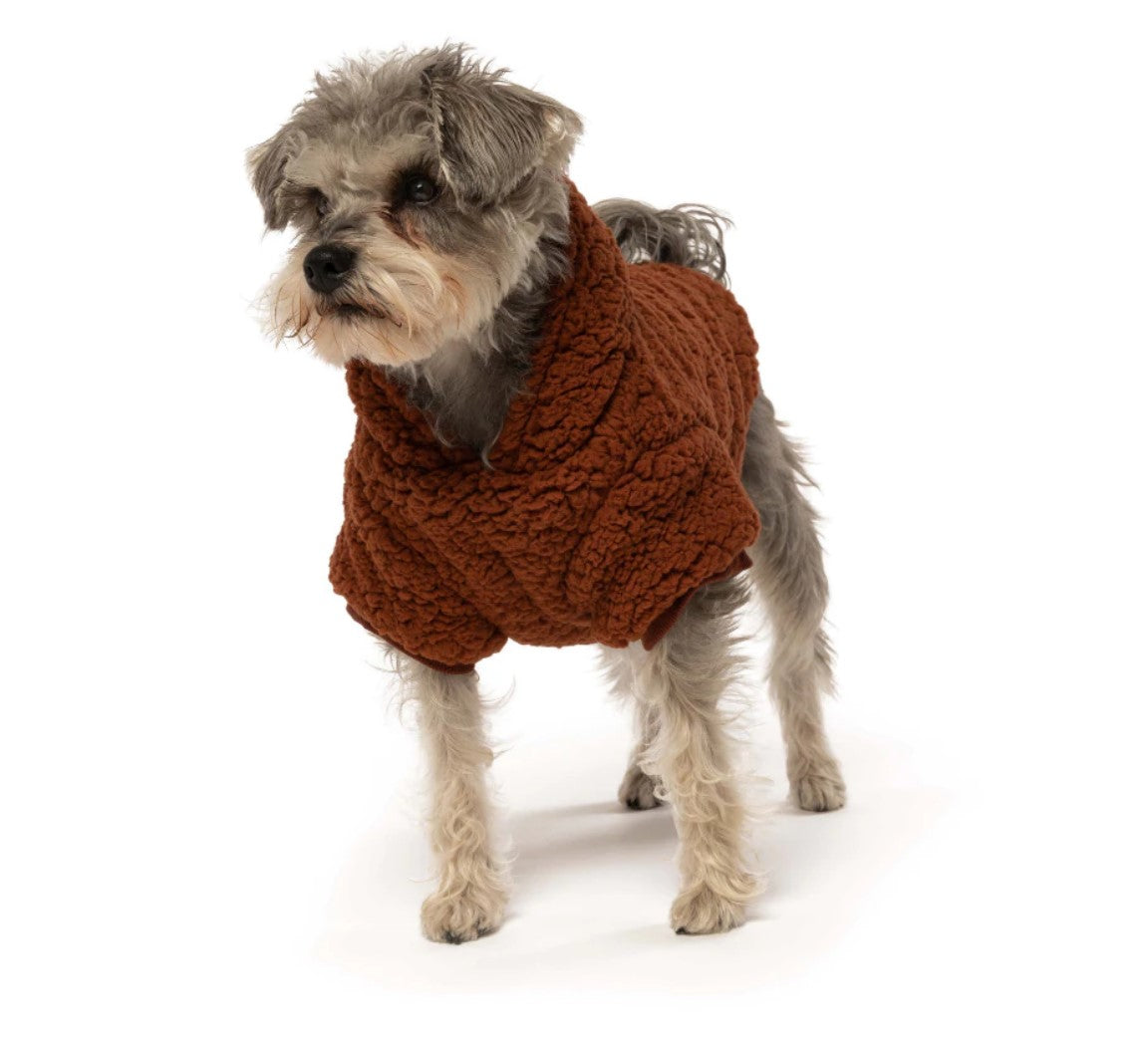 Rust Sherpa Hoodie