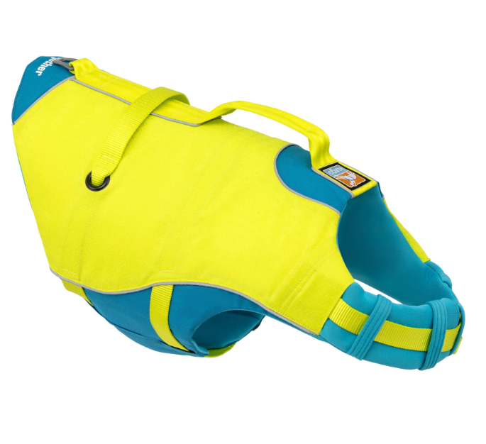 Surf N Turf Green Dog Life Jacket