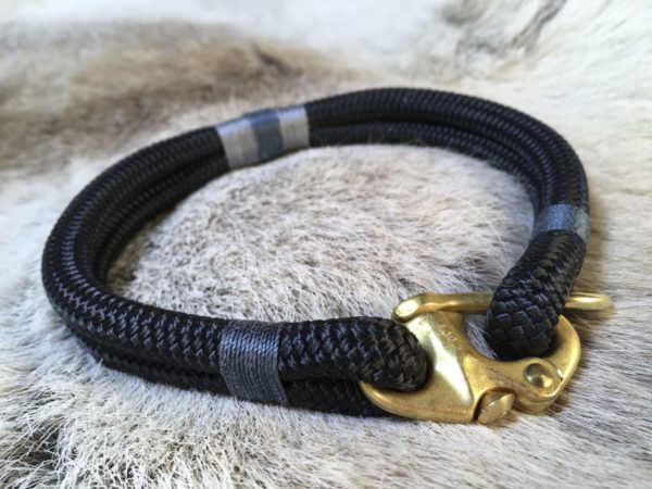 Classic Rope dog collar – Northern Lights - Happy Breath