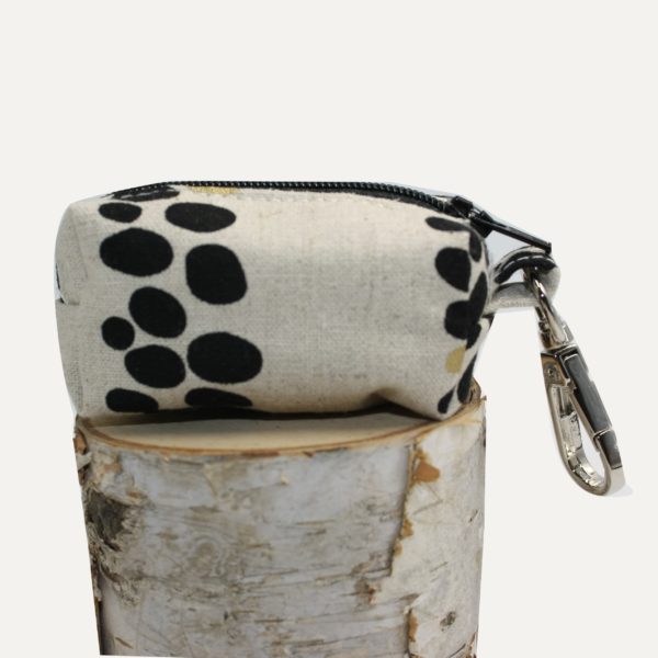 Cosmo Linen Dog Poop Bag Holder 3 - Happy Breath
